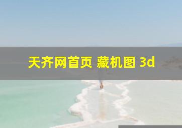 天齐网首页 藏机图 3d